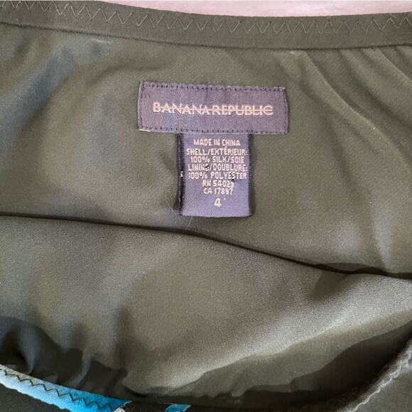 NEW Banana Republic Silk Tropical Flower Longline Midi Skirt Semi Sheer Top XS/S - Picture 14 of 16